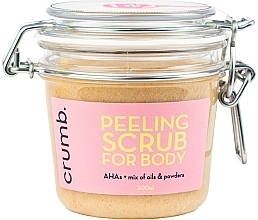 Скраб на пудрах з AHA-кислотами для чутливої шкіри тіла "Cherry & Santal" - Crumb. Peeling Body Scrub — фото N1