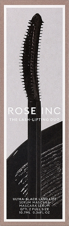 Набор - Rose Inc Lash Lifting Duo (mascara/2х10,7ml) — фото N1