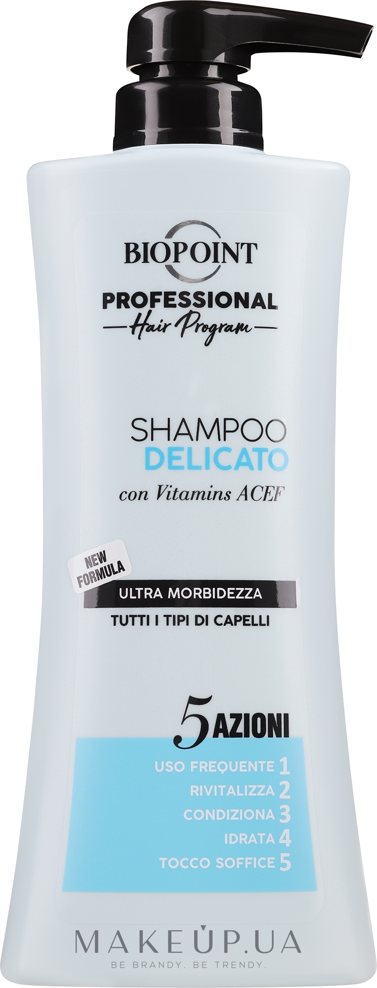 Шампунь "Делікатний" для усіх типів волосся - Biopoint Delicate Shampoo — фото 400ml