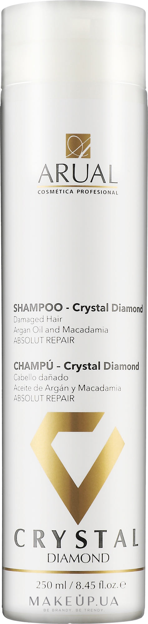 Відновлювальний шампунь для пошкодженого волосся - Arual Crystal Diamond Shampoo — фото 250ml