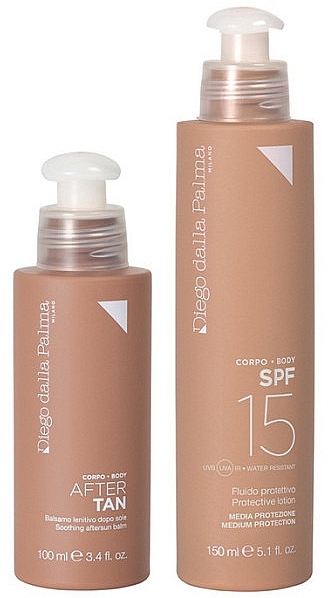 Набор - Diego Dalla Palma Body Kit SPF15 (b/milk/150 ml + after/sun/lot/100 ml + bag) — фото N3