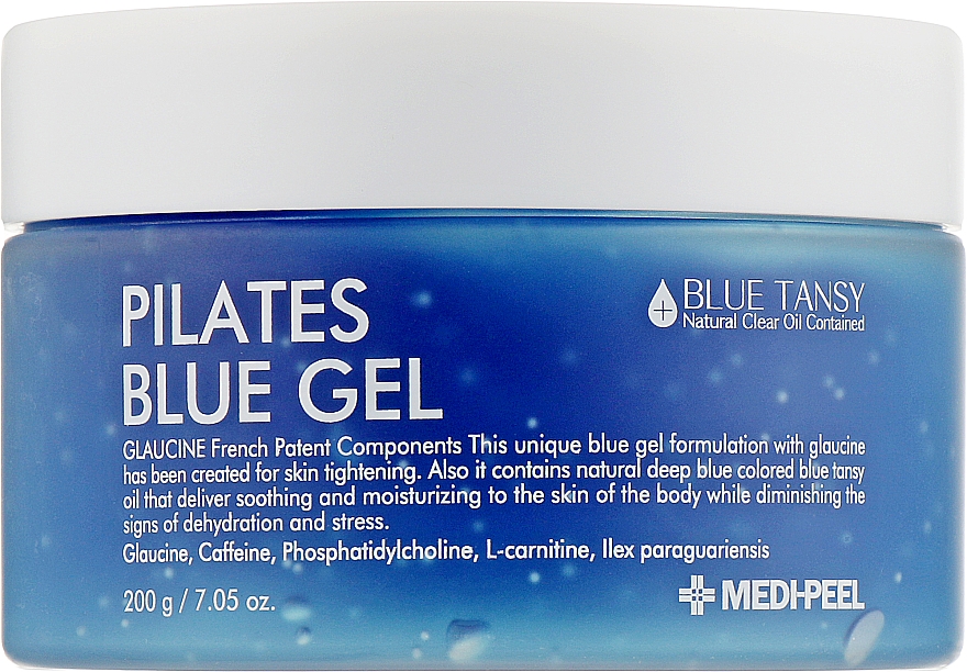 Підтягувальний гель для тіла з глауцином - Medi Peel Pilates Blue Gel — фото N1