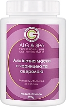 Альгинатная маска с черникой и ацеролой - ALG & SPA Professional Line Collection Masks Bilberry With Acerola Peel off Mask — фото N2