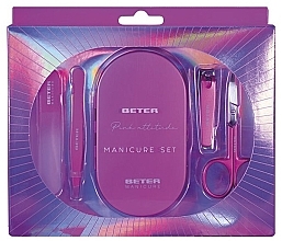 Маникюрный набор - Beter Pink Attitude Collection Minicure Set — фото N1