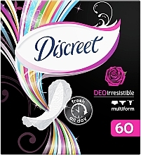 Щоденні гігієнічні прокладки Deo Irresistible Multiform, 60 шт - Discreet — фото N3