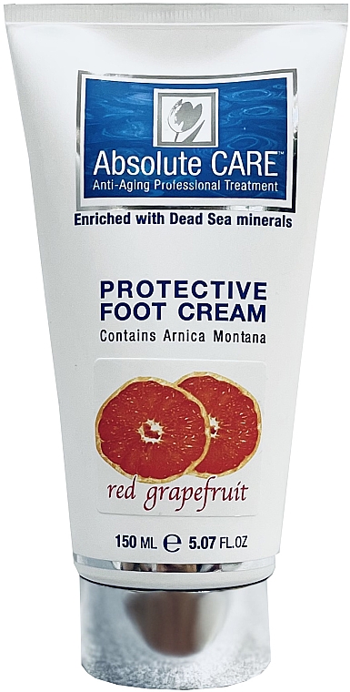 Крем для ног с ароматом красного грейпфрута - Absolute Care Protective Foot Cream Red Grapefruit — фото N1