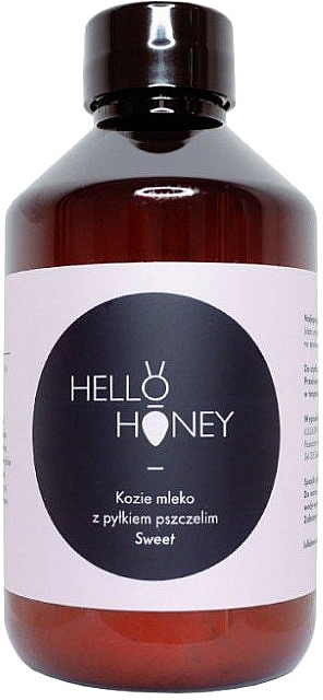 Молочко для ванны "Козье молоко с пчелиной пыльцой" - LullaLove Hello Honey Bath Milk Sweet — фото N1