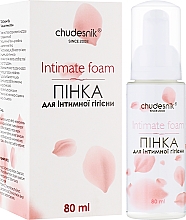 Пінка для інтимної гігієни з пантенолом та рослинними екстрактами - Chudesnik — фото N6