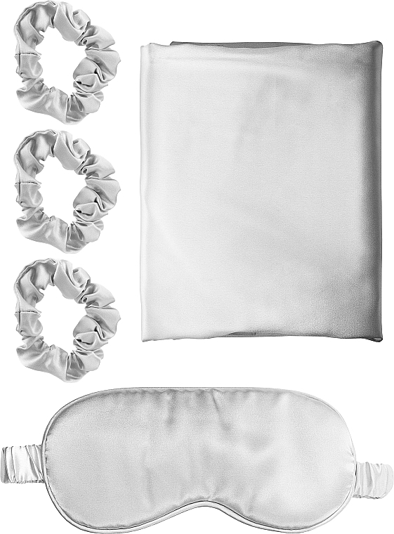 Набор аксессуаров, серый - Zoe Ayla Silky Beauty Sleep Collection — фото N2
