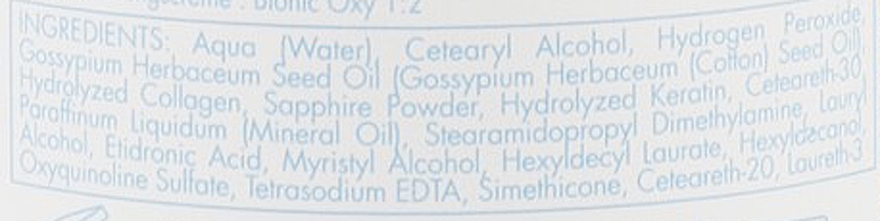 Окси-крем "Сапфир-коллаген" 20, 6% - Inebrya Bionic Activator Oxycream 20 Vol 6% — фото N5