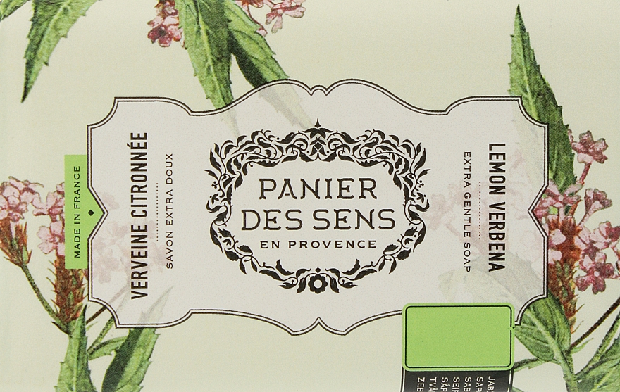 Экстра-нежное мыло масло ши "Вербена" - Panier Des Sens Natural Soap Lemon Verbena — фото N2