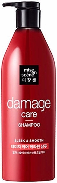 Восстанавливающий шампунь для волос - Mise En Scene Damage Care Red Protein Shampoo — фото N1