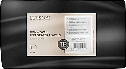 Рушники з целюлози, 70х40 см, чорні - Tools For Beauty Lussoni Towel Cellulose — фото N1
