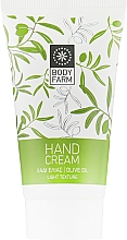 Парфумерія, косметика Крем для рук "Олива" - Bodyfarm Olive Oil Hand Cream Light Texture