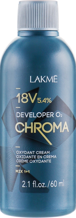 Крем-окислитель - Lakme Chroma Developer 02 18V (5,4%) — фото N1