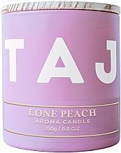 Ароматична свічка "Lone Peach" - Taj Max Aroma Candle — фото N1