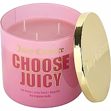 Ароматична свічка - Juicy Couture Choose Juicy Fine Fragrance Candle — фото N2
