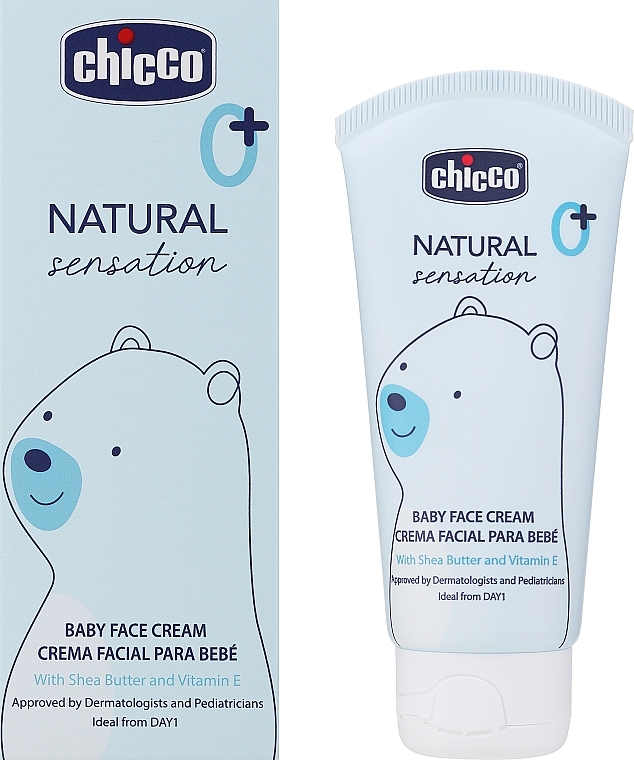Крем для обличчя дитячий - Chicco Natural Sensation Face Creame — фото N2