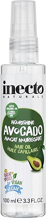 Питательное масло для волос с авокадо - Inecto Naturals Nourishing Avocado Hair Oil — фото N1