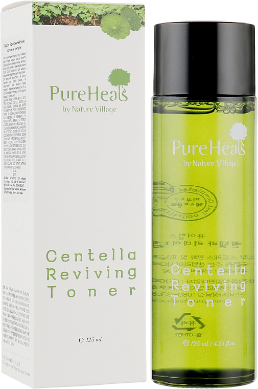 Восстанавливающий тоник с экстрактом центеллы - PureHeal's Centella Reviving Toner