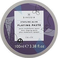 Матовая паста для моделирования волос - Sinesia Stayling Alive Playing Paste — фото N1