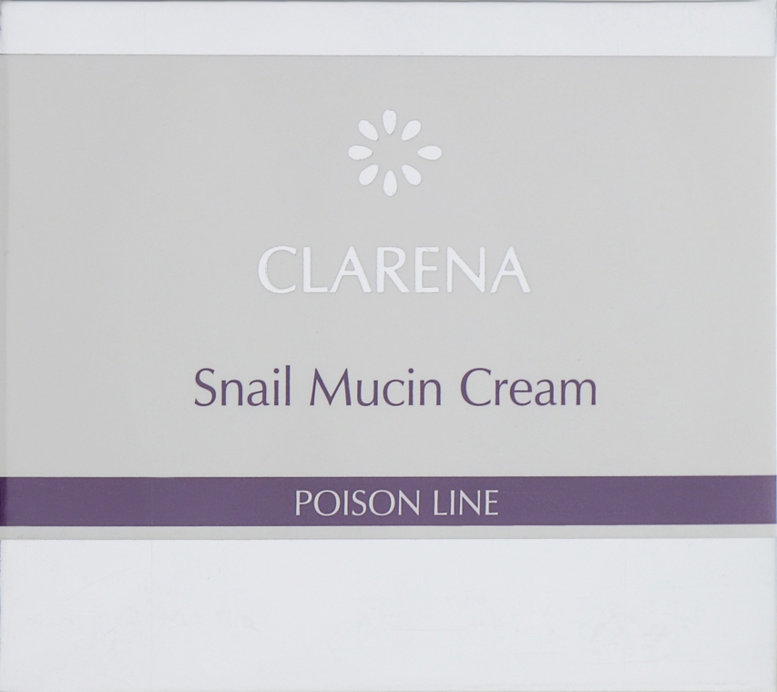 Восстанавливающий крем со слизью улитки - Clarena Poison Line Snail Mucin Cream