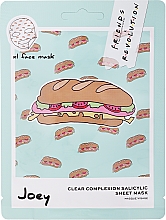 Тканинна маска для обличчя із саліциловою кислотою - Makeup Revolution Friends X Revolution Clear Complexion Salicylic Sheet Mask Joey — фото N1