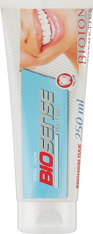 Зубная паста "White Shine" - Bioton Cosmetics Biosense White Shine