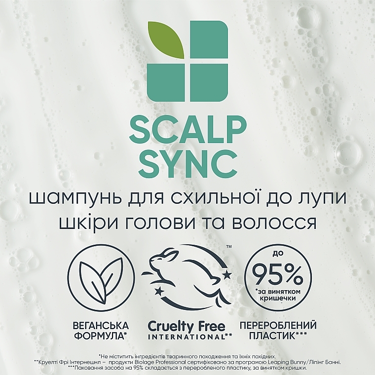 Шампунь для склонной к перхоти кожи головы и волос - Biolage Scalpsync Anti-Dandruff Shampoo — фото N5