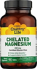 Биологически активная добавка "Магний Хелатный" - Country Life Chelated Magnesium 250 MG — фото N1