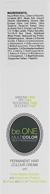 Перманентний барвник без аміаку - Punti di Vista Personal Touch BeOne Multicolor Cream — фото N3