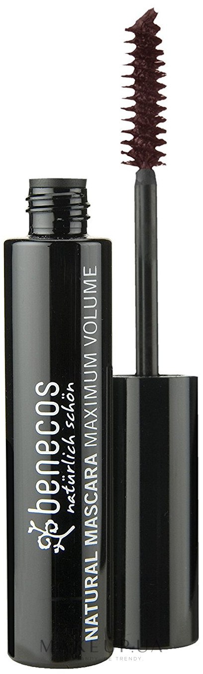 Туш для вій  - Benecos Maximum Volume Mascara — фото Smooth Brown