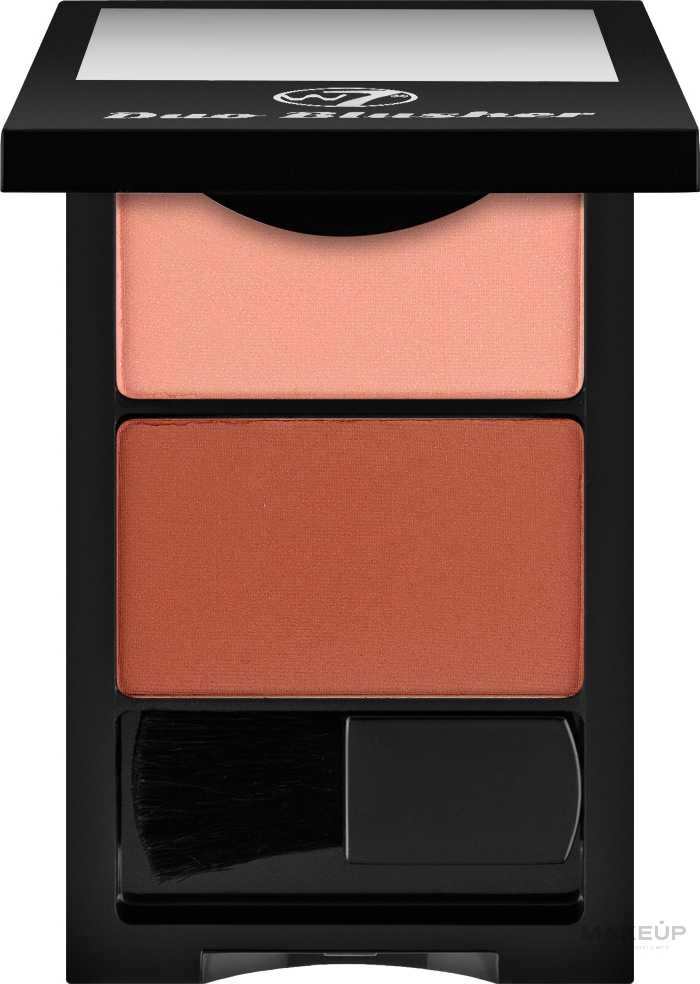 Компактная пудра-румяна для лица - W7 Duo Powder Blusher — фото 01