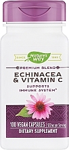 Харчова добавка "Ехінацея з вітаміном С" - Nature's Way Echinacea & Vitamin C — фото N1