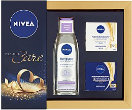 Духи, Парфюмерия, косметика Набор - NIVEA Premium Care 55+ (mic/water/200ml + f/cr/50ml + f/cr/50ml)