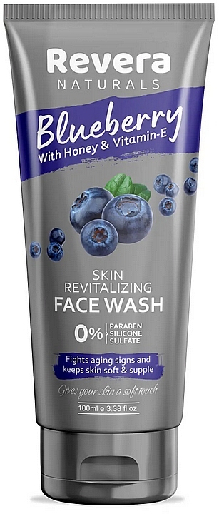 Гель для вмивання "Чорниця" - Revera Blueberry Face Wash — фото N1