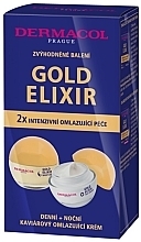 Духи, Парфюмерия, косметика Набор - Dermacol Gold Elixir (f/cream/50ml + f/cream/50ml)