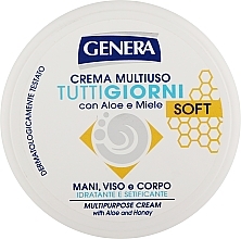 Крем ежедневный для лица и тела "Алоэ и мед" - Genera Crema Soft Tuttigiorni — фото N1