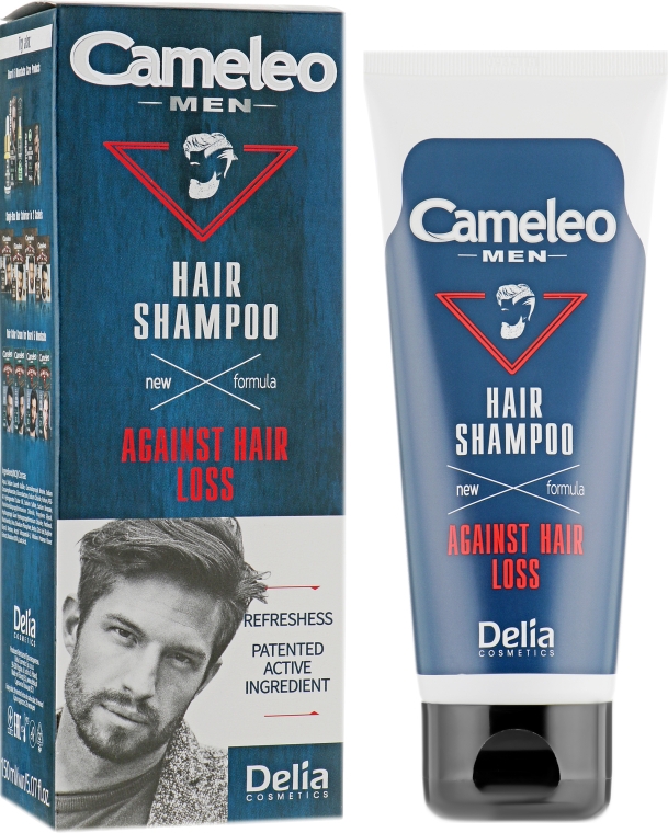 Шампунь для волос - Delia Cameleo Men Against Hair Loss Shampoo — фото N1
