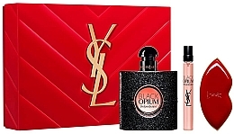 Парфумерія, косметика Yves Saint Laurent Black Opium - Набір (edp/50ml + edp/mini/10ml + mirror/1pc)