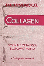 Парфумерія, косметика Маска для обличчя - Dermacol Collagen+ Lifting Metallic Peel-Off Mask