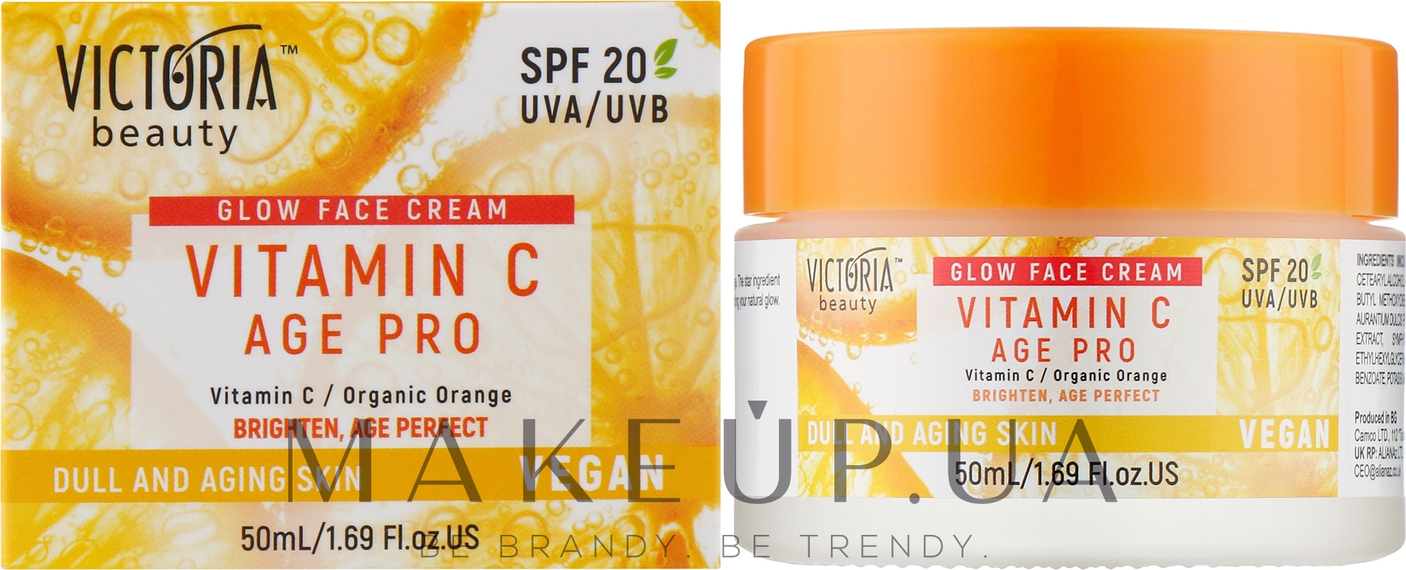 Денний крем для обличчя з вітаміном С - Victoria Beauty C Age Pro SPF 20 — фото 50ml