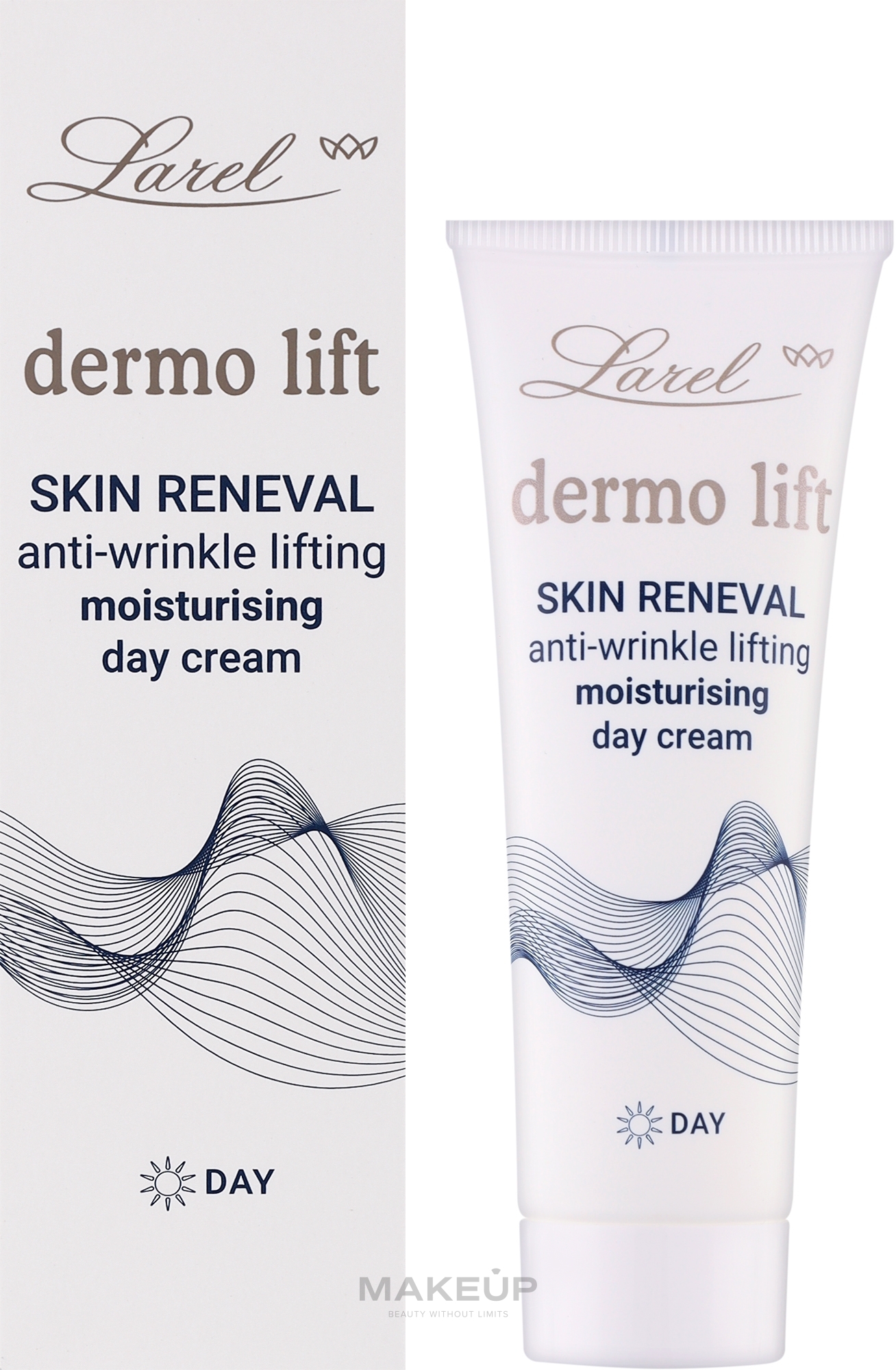 Денний зволожувальний крем для обличчя та повік - Larel Dermo Lift Skin Reneval Day Cream — фото 50ml