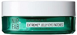 Парфумерія, косметика Патчі для шкіри навколо очей - Nip + Fab Hyaluronic Fix Extreme4 Jelly Eye Patches