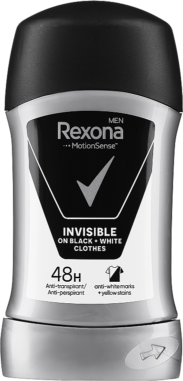 Антиперспирант-стик "Невидимый на черной и белой одежде" - Rexona Men Motion Sense Antiperspirant Stick