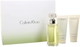 Парфумерія, косметика Calvin Klein Eternity For Woman - Набір (edp 100ml + b/l 100ml + sh/g 100ml)