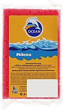 Духи, Парфюмерия, косметика Губка массажная для купания "Milena", малиновая - Ocean