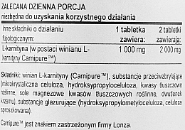 Капсули L-карнітин, 1000 мг - Now Foods L-Carnitine — фото N3