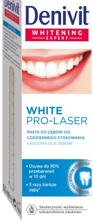 Зубная паста - Denivit White Pro Laser — фото N1
