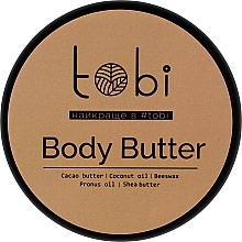 Питательный баттер для тела «Масло ши и ваниль» - Tobi Body Butter — фото N1